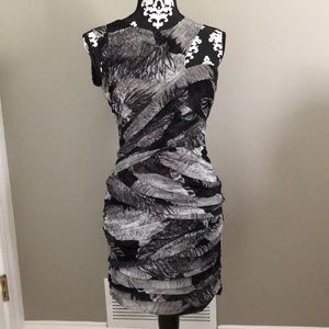 Black and Grey cocktail dress